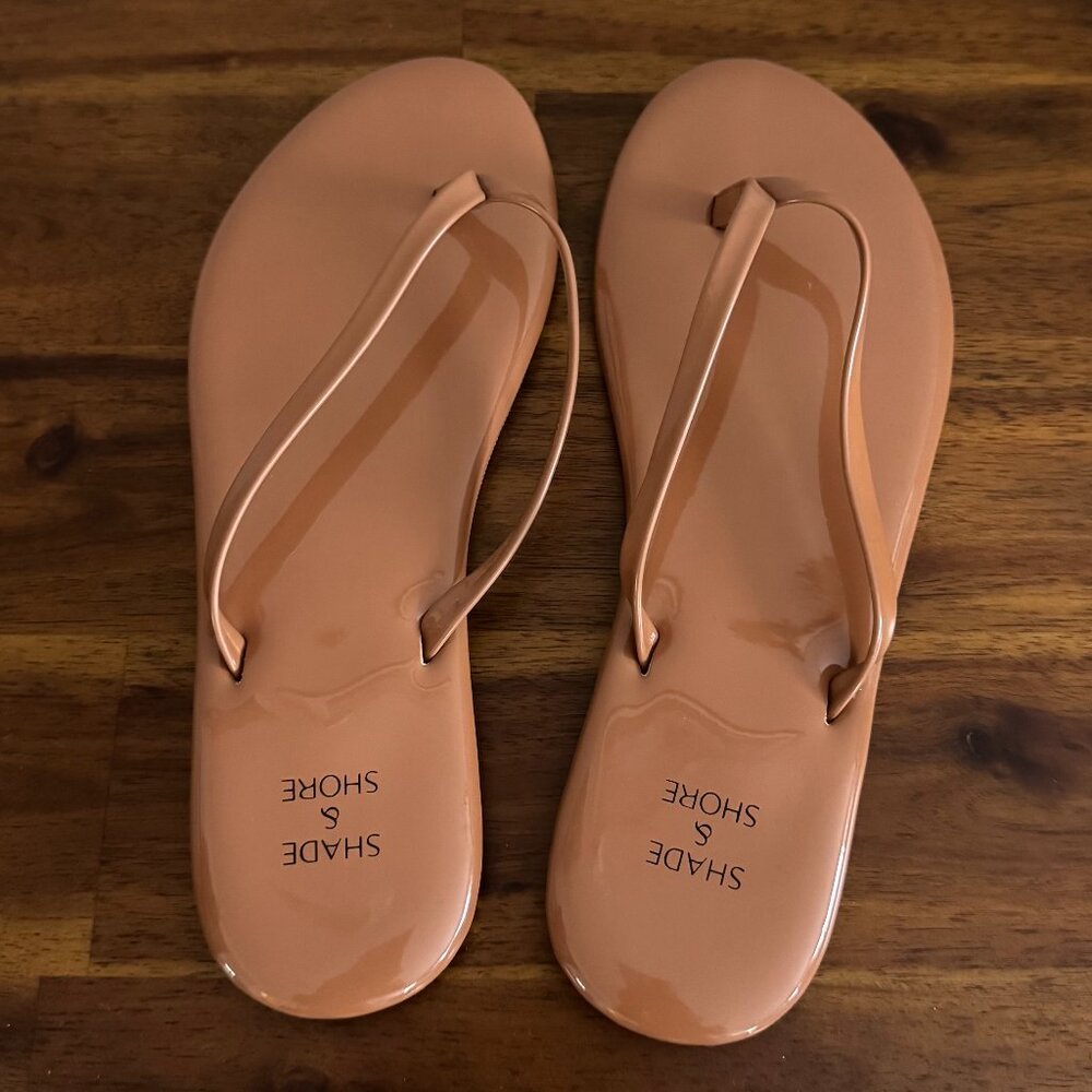 Shade & Shore - Cali Thong Flip Flop Sandals in Cognac (Tan)